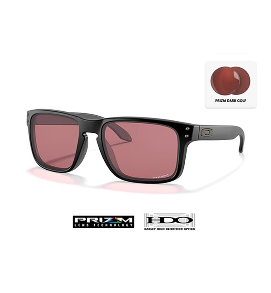 Lunettes de Soleil Holbrook - Verres Prizm Dark Golf - Monture Noir