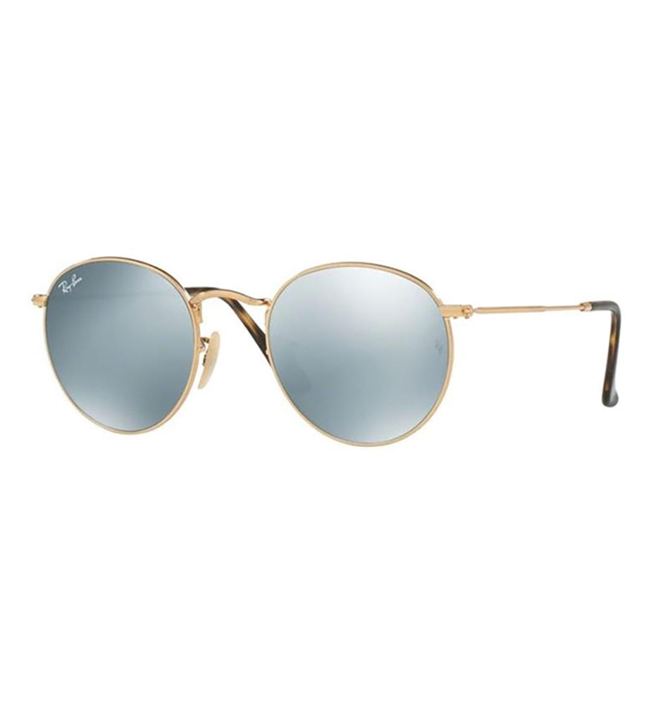 Lunettes de Soleil Round Metal - Doré