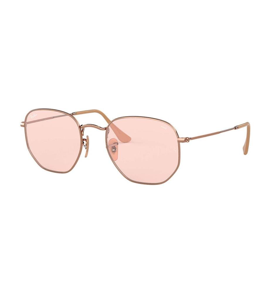 Lunettes de Soleil Hexagonal - Bronze