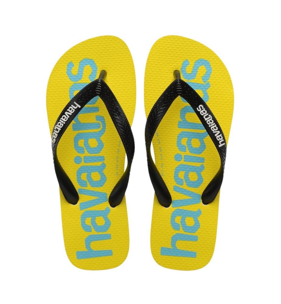 Tongs Top Logomania - Jaune