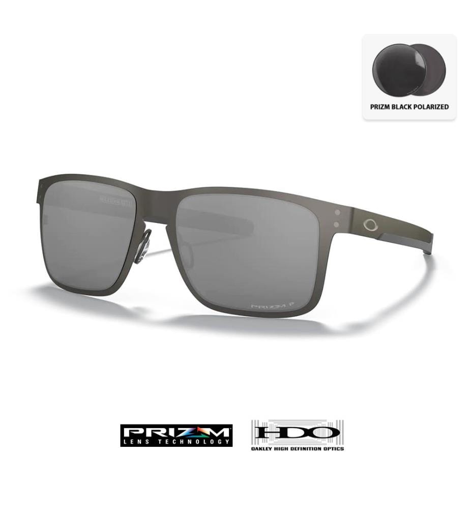 Lunettes de Soleil Polarisées Holbrook Metal - Verres Prizm Black Polarized - Monture Matte Gunmetal