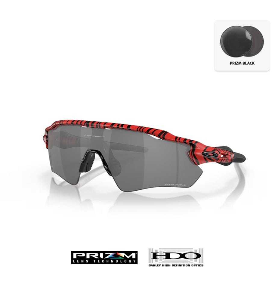 Lunettes de Soleil Radar EV Path - Verres Prizm Black - Monture Red Tiger