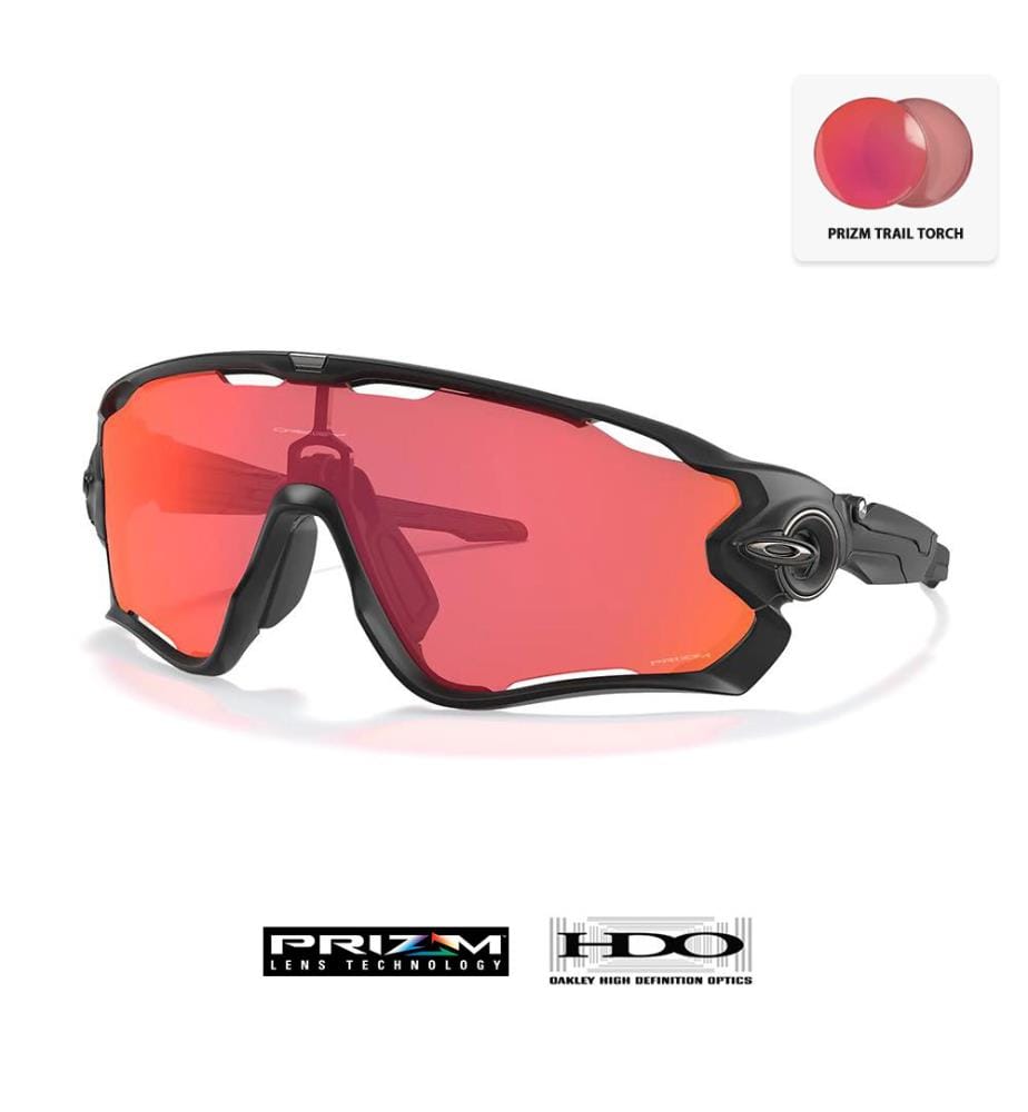 Lunettes de Soleil Jawbreaker - Verres Prizm Trail Torch - Monture Matte Black
