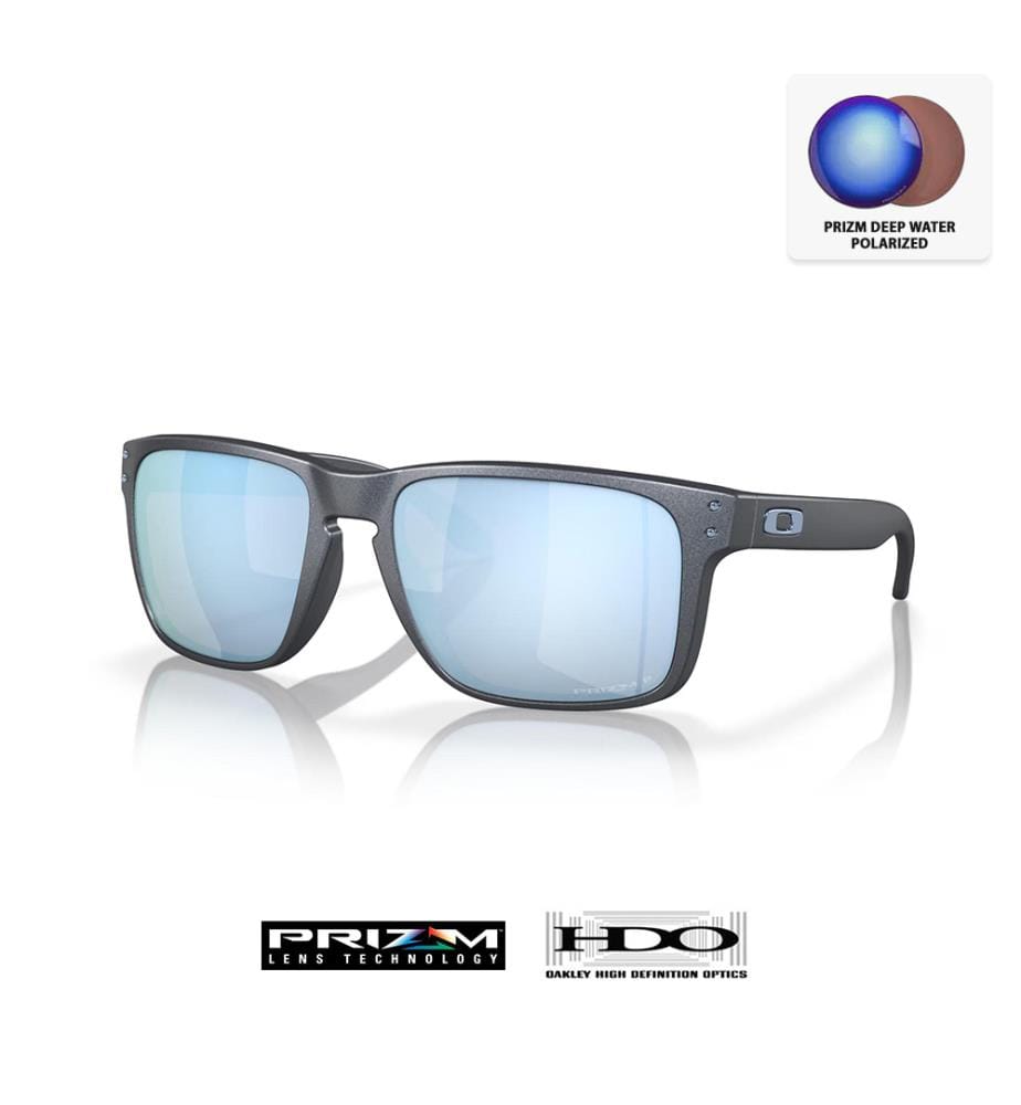 Lunettes de Soleil Holbrook XL Re-Discover Collection - Verres Prizm Deep Water Polarized - Monture Blue Steel