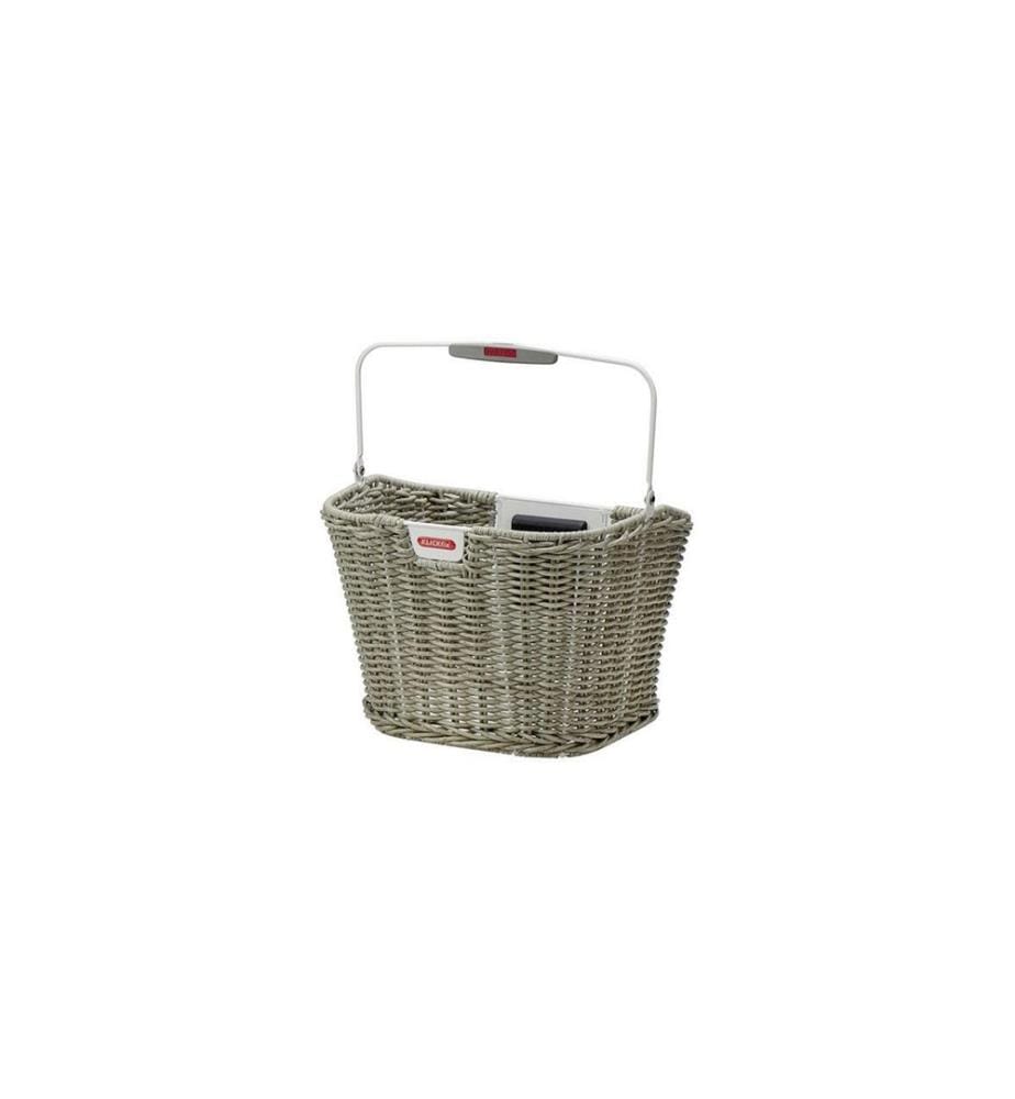 KLICK-FIX - Panier à vélos Structura Retro gris