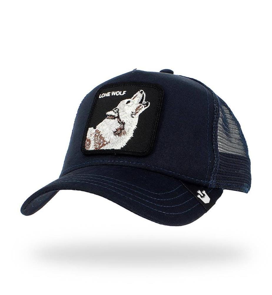 Casquette Trucker Lone Wolf - Marine