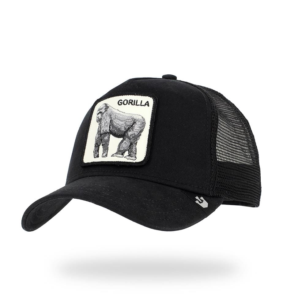 Casquette Trucker Gorilla - Noir et Blanc