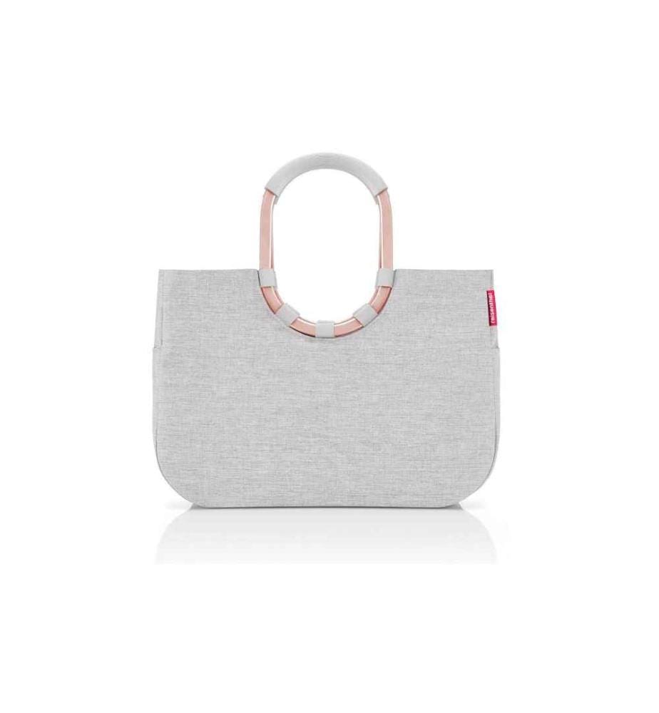 Panier Loopshopper L Twist Sky Rose Gris clair