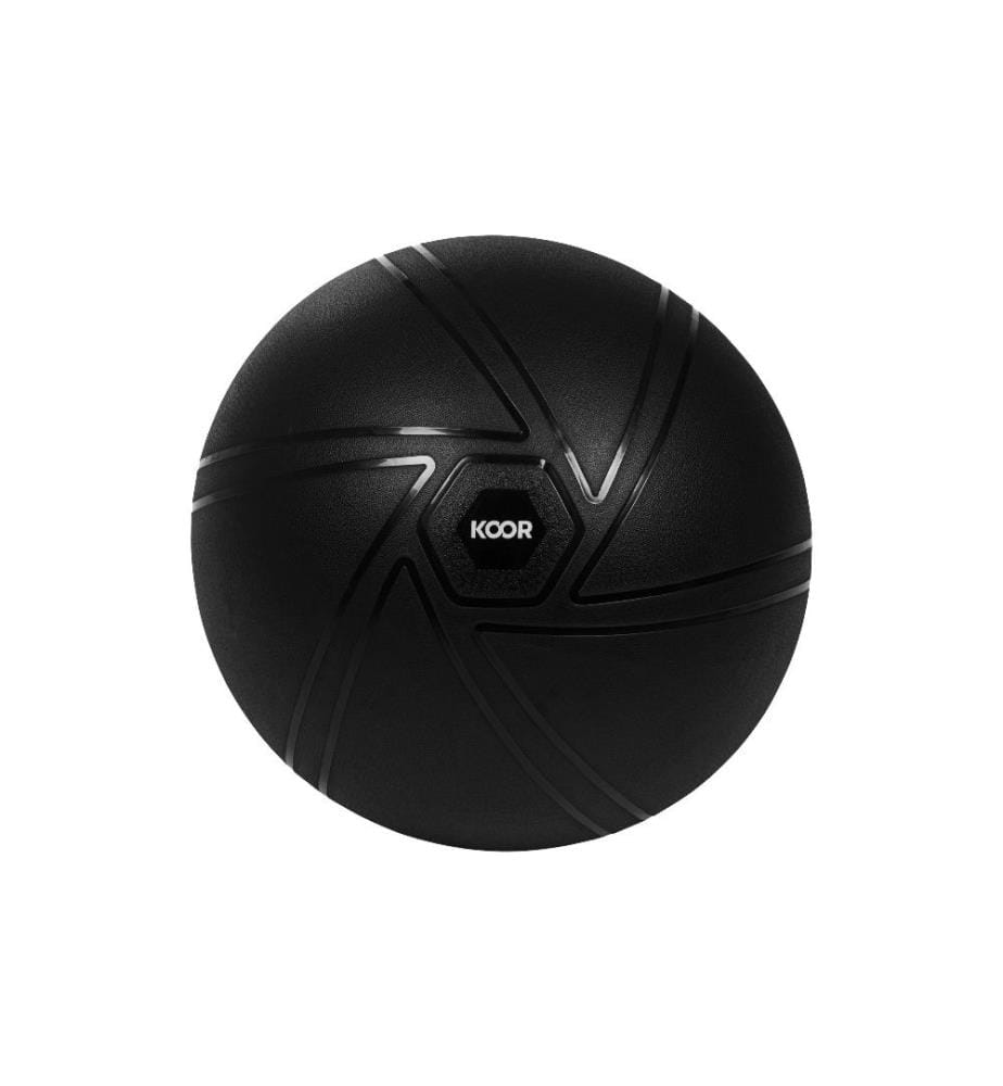Ballon de gymnastique 65 cm, Noir