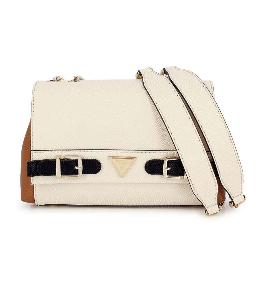 Sac à Bandoulière Levante - Beige et Brun