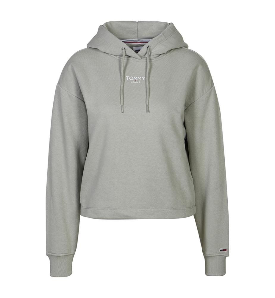 Hoodie Crop Essential Logo