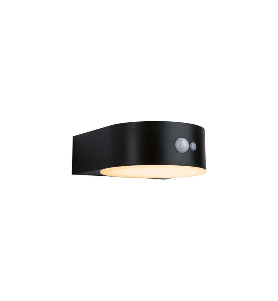 PAULMANN - Lampe murale Solar Eileen, 2200K, noir