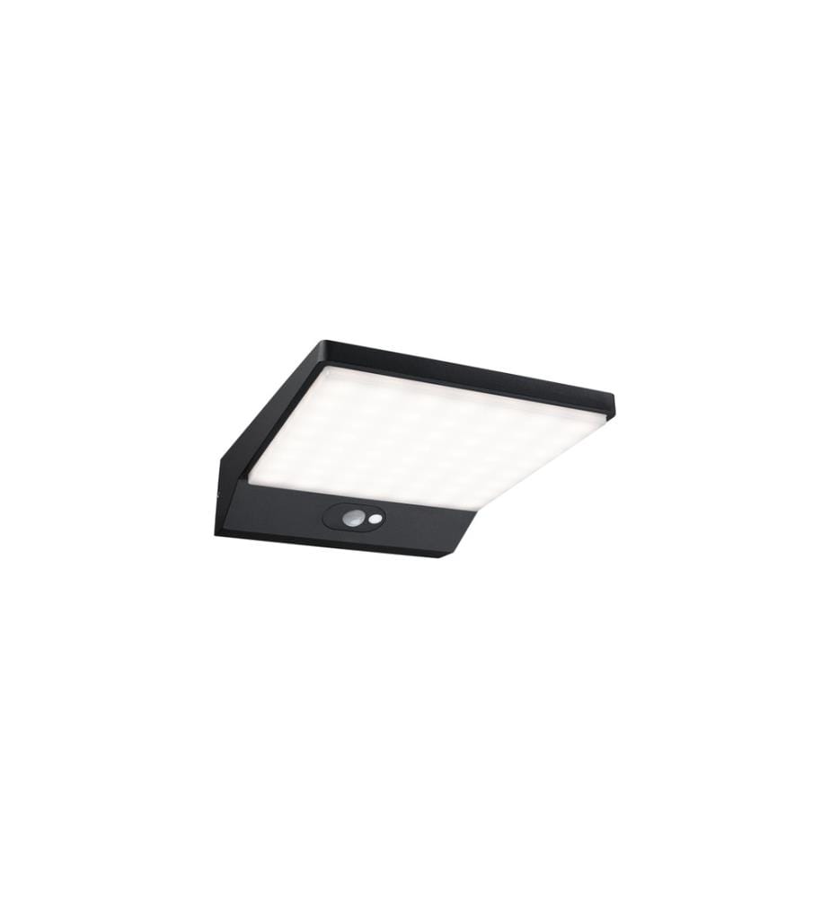 PAULMANN - Applique murale solaire LED Ronas, Gris foncé