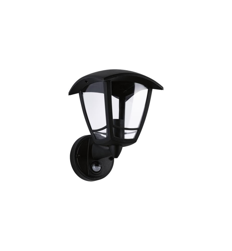 PAULMANN - Lampe murale Détecteur de mouvement Classic Curved Noir, carré
