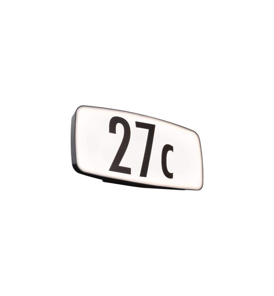 PAULMANN - Lampe de numéro de maison Sheera 230 V Anthracite