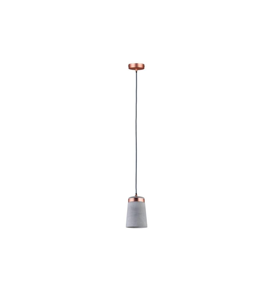 PAULMANN - Lampe suspendue Neordic Stig, E28 Gris/Cuivre
