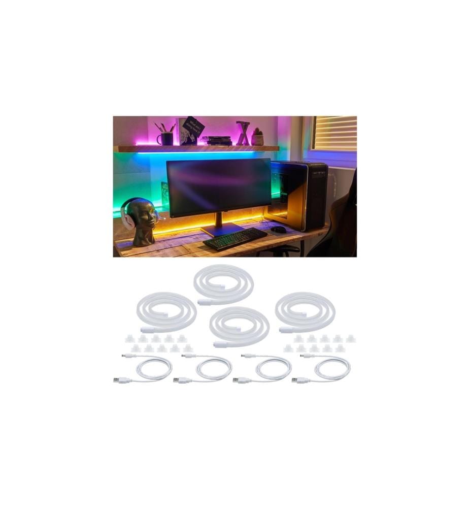PAULMANN - Ruban à LED Neon Colorflex Coloured, 4 x 1 m