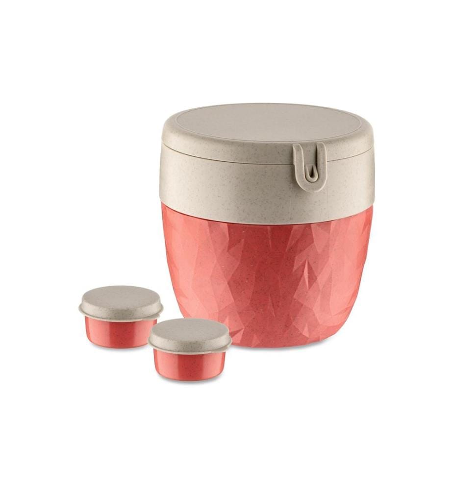 KOZIOL - Boîte casse-croûte Bento L Rouge