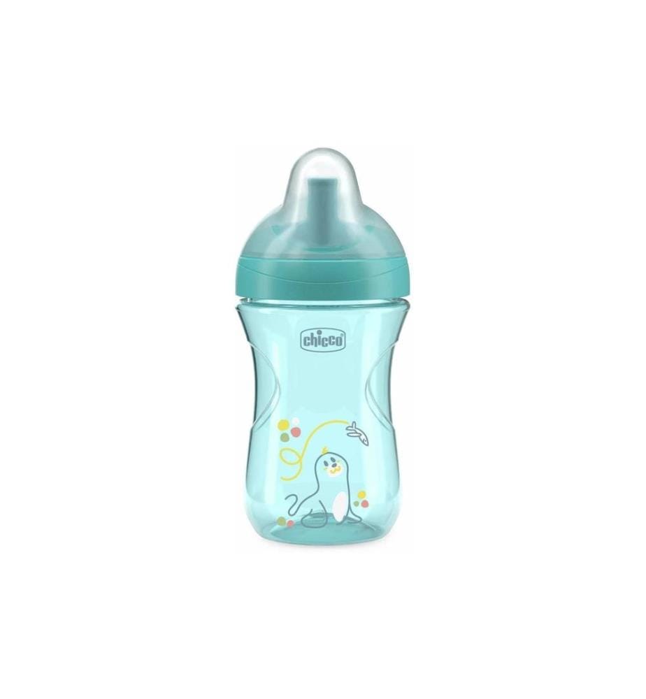 CHICCO - Tasse à boire pour enfants Coupe avancée Bleu - 12m+