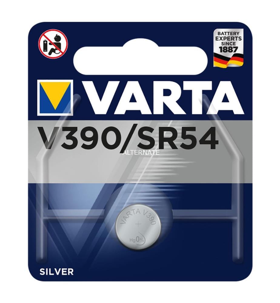 Pile Bouton pour Montres V390/SR54 - 1 Pièce