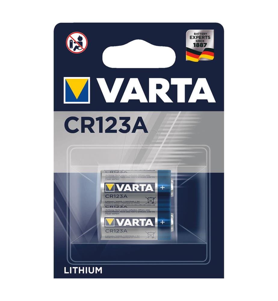 Professional Lithium CR123A - 2 Pièces