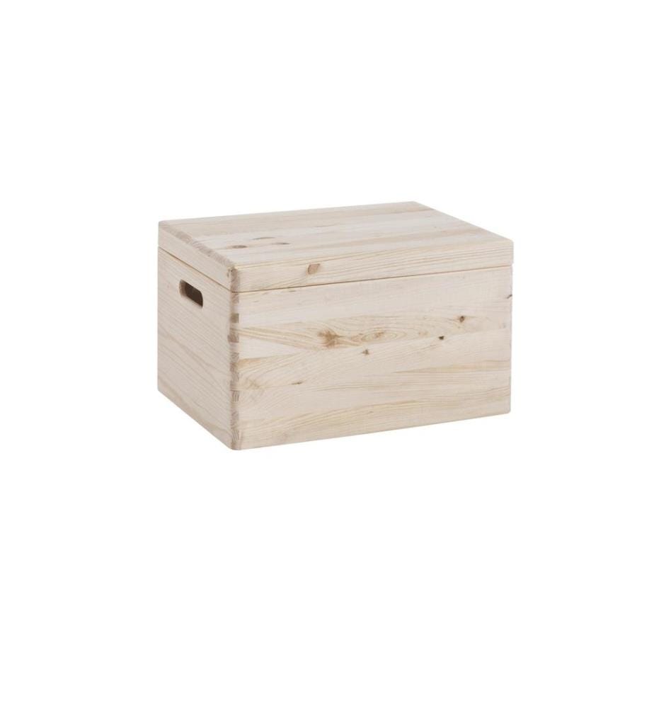 ZELLER - Present Caisse de rangement avec couvercle 40 x 23 cm, Nature