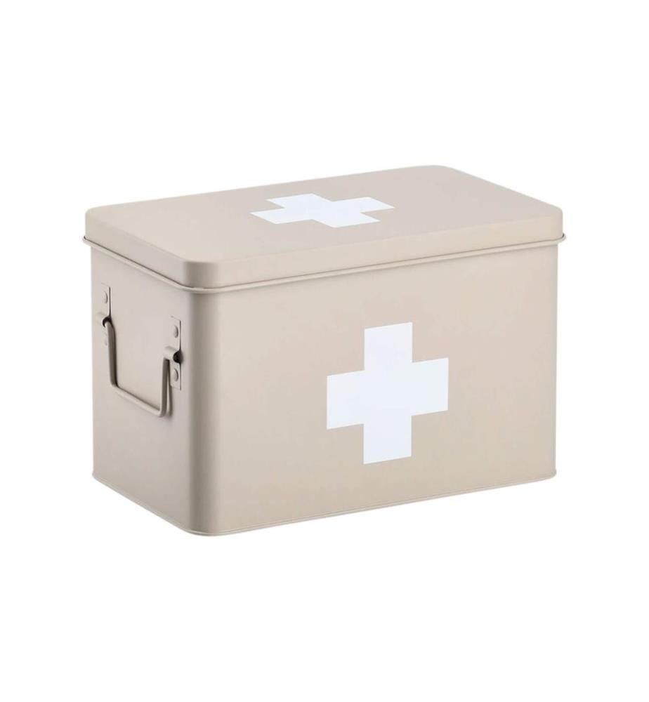 ZELLER - Present Armoires de premiers secours 32 x 19,5 x 20 cm, Beige