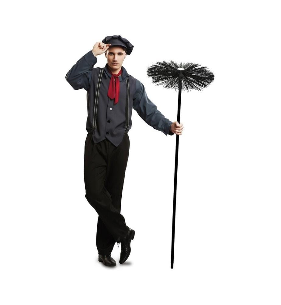 Déguisement pour Adultes M/L Ramoneur de cheminée (6 Pièces)