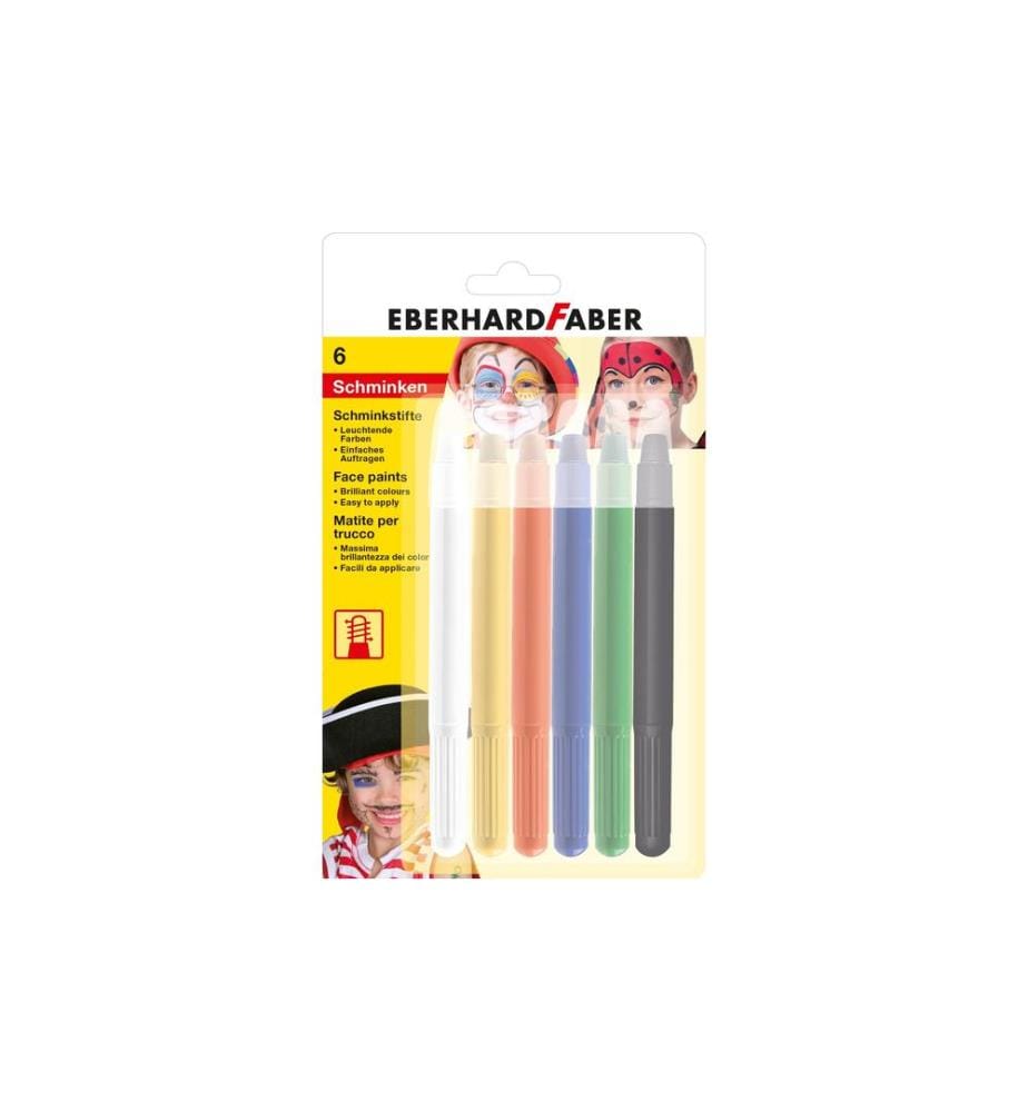 EBERHARD FABER - Couleur de maquillage 6 pièces