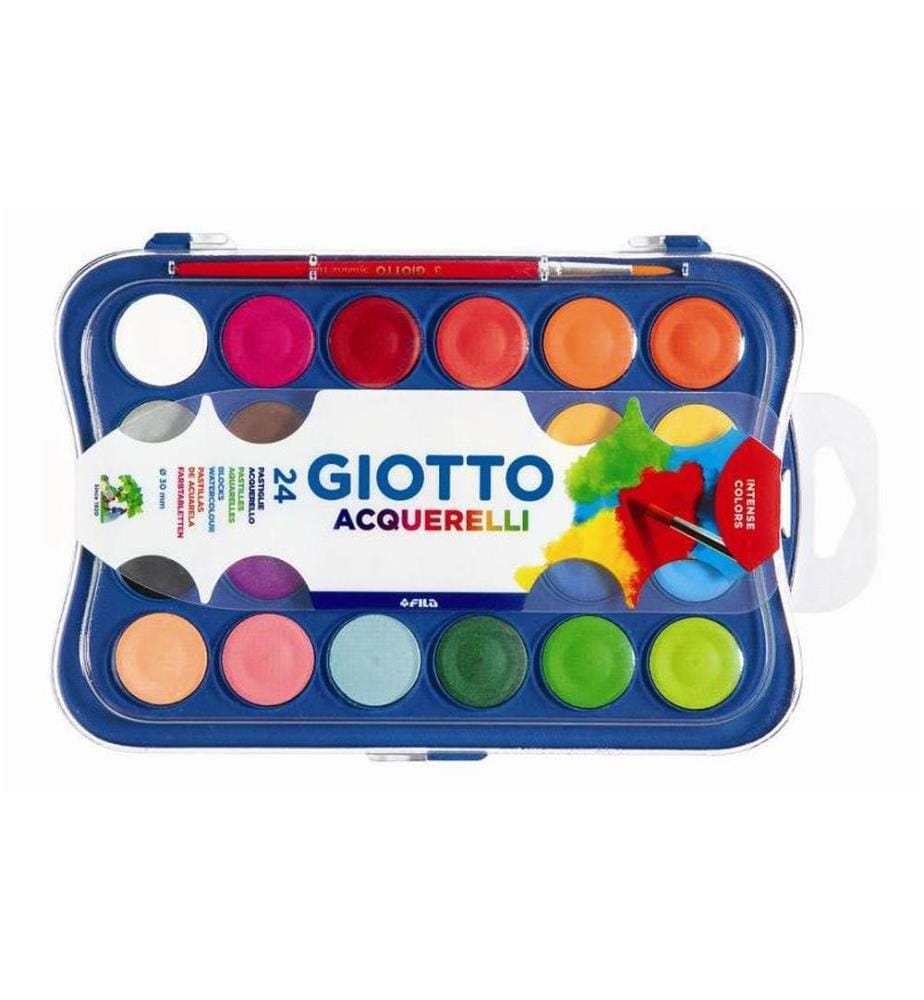GIOTTO - Peinture à leau 24 pièces, Multicolore