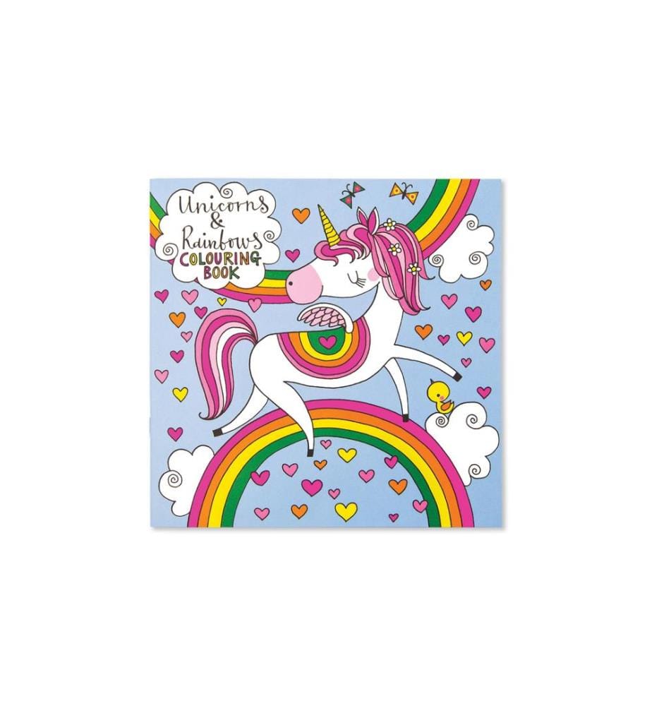 RACHEL ELLEN - Cahier à colorier Licorne 20.5 x 20.5 cm