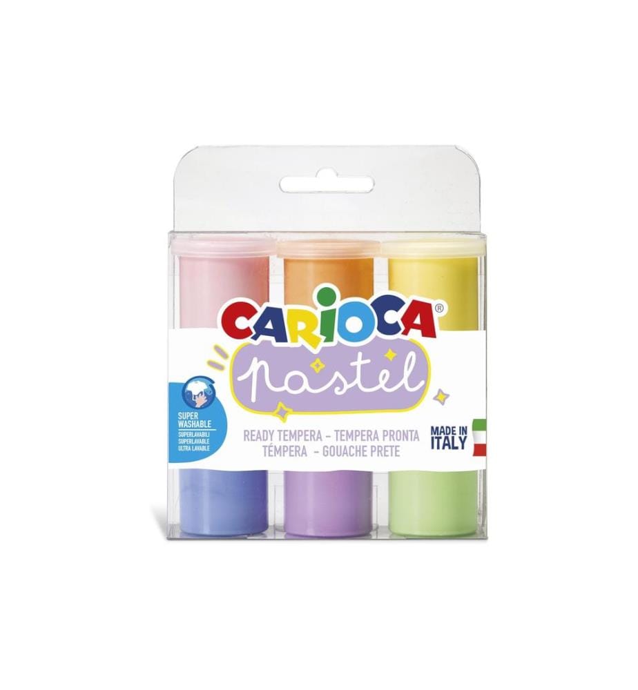 CARIOCA - Pastel 6 pièces, Multicolore