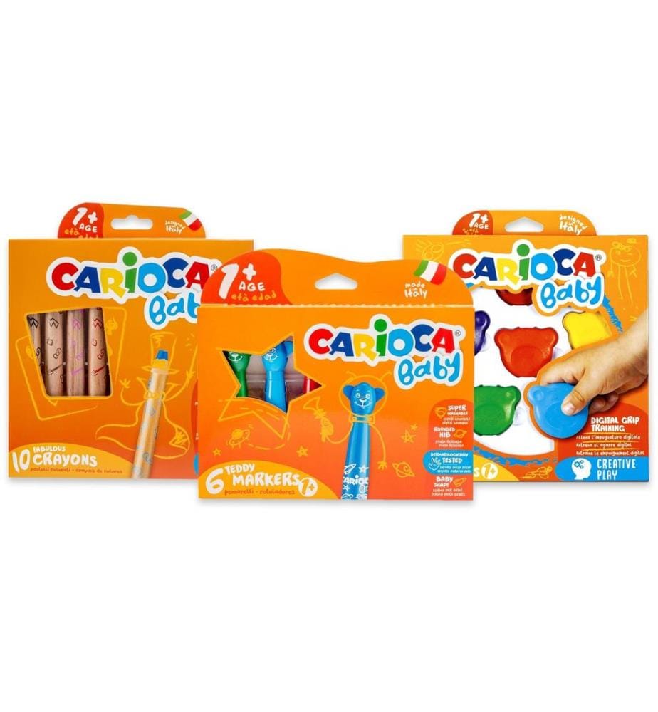 CARIOCA - Kits de peinture Baby 22 pièces, Multicolore