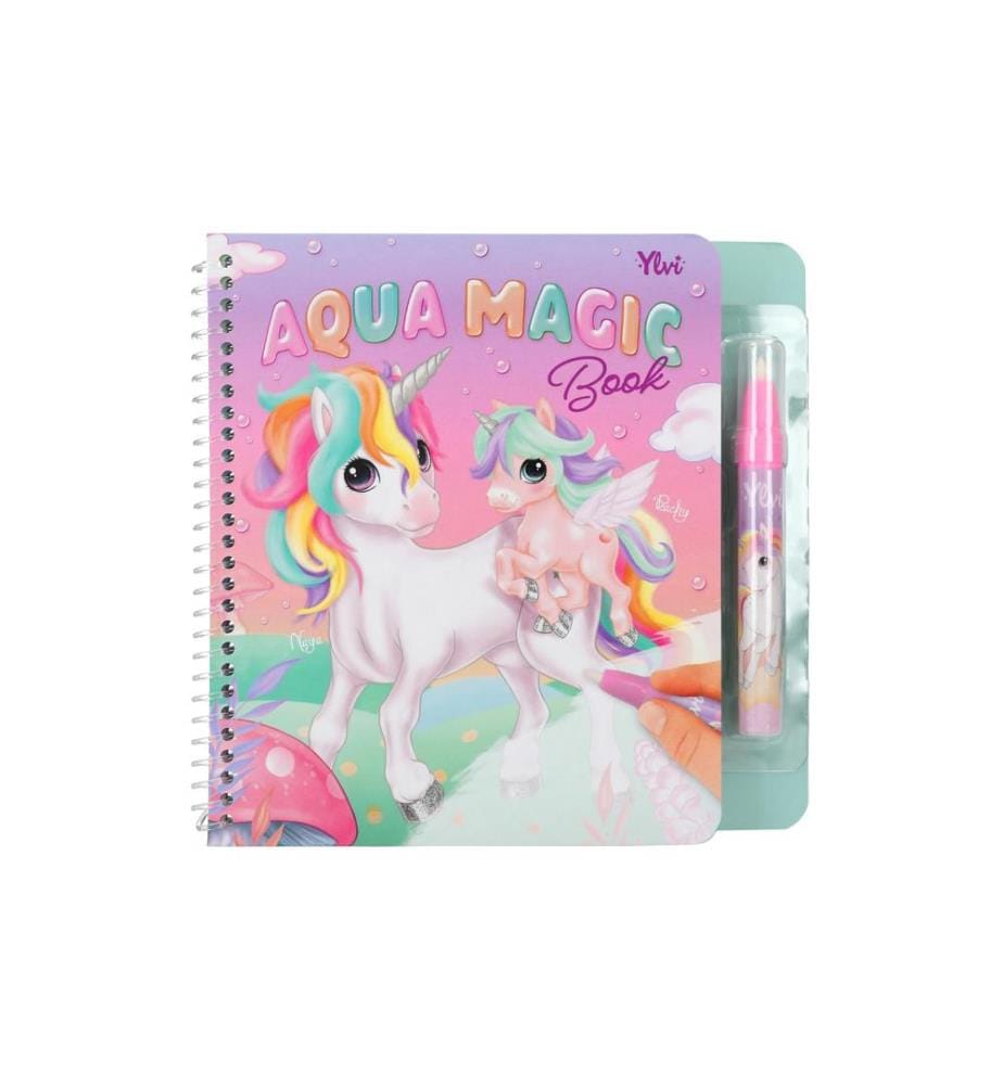 DEPESCHE - Cahier à colorier Aqua Magic Licorne Ylvi 5 pages