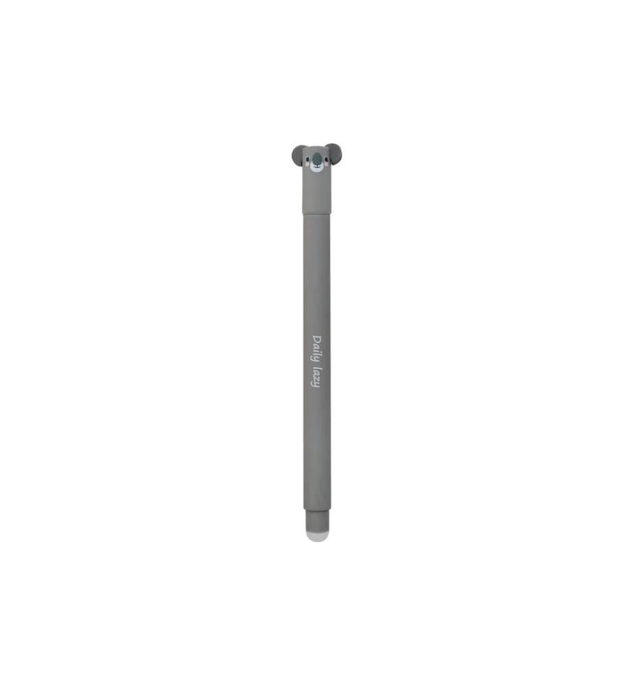 EBERHARD FABER - Stylo à encre gel Animal Erase It Koala 0.7 mm, Gris