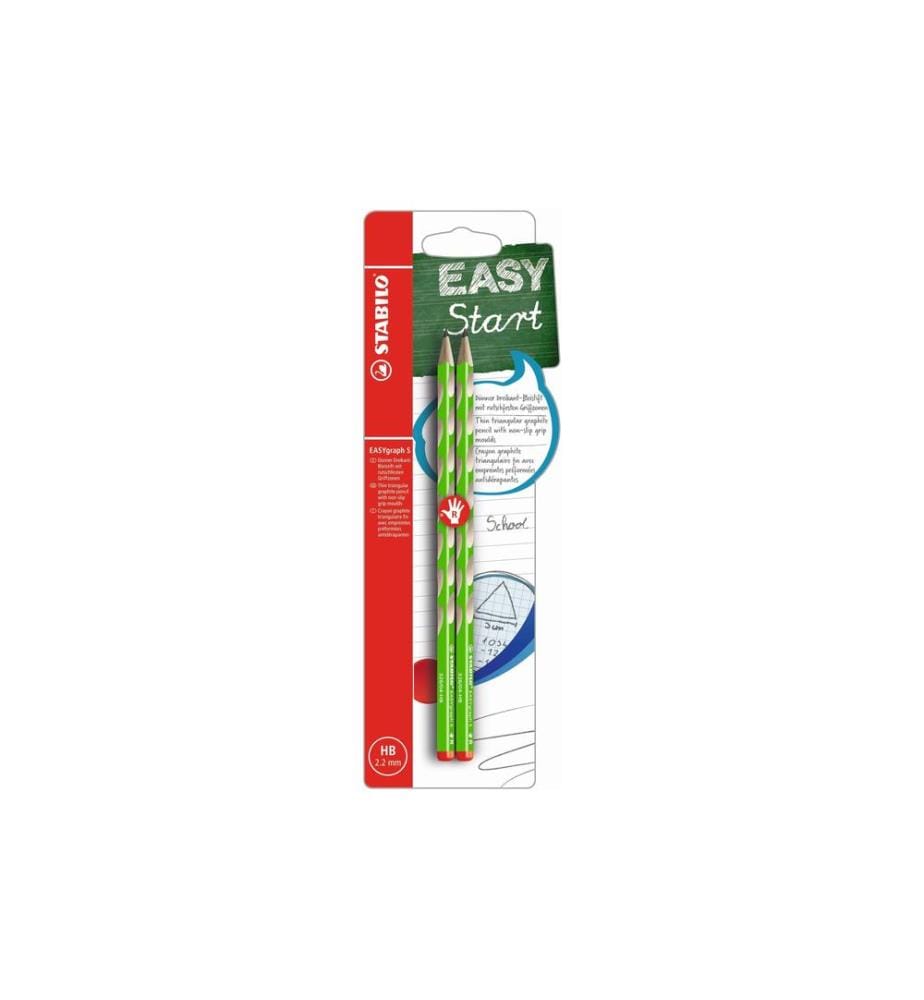STABILO - Crayon EASYgraph S pour les droitiers, Vert