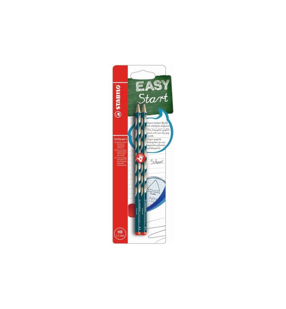 STABILO - Crayon EASYgraph S pour les droitiers, Vert foncé