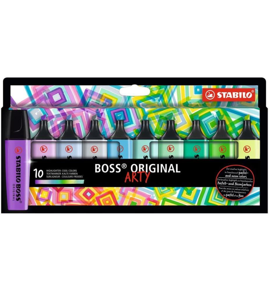 STABILO - Surligneur Boss Original Arty Étui de 10