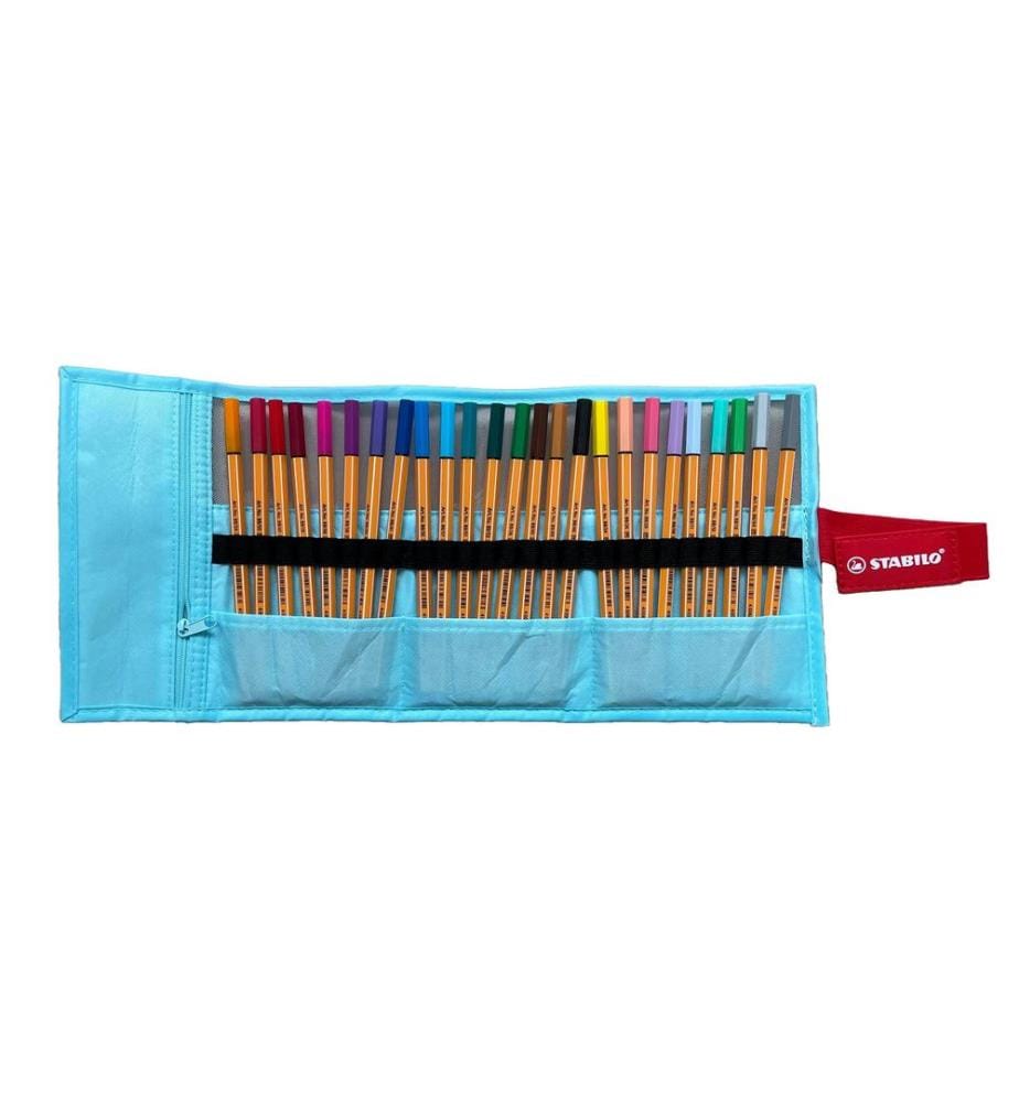 STABILO - Kit de trottinettes Point 88 Bleu 25