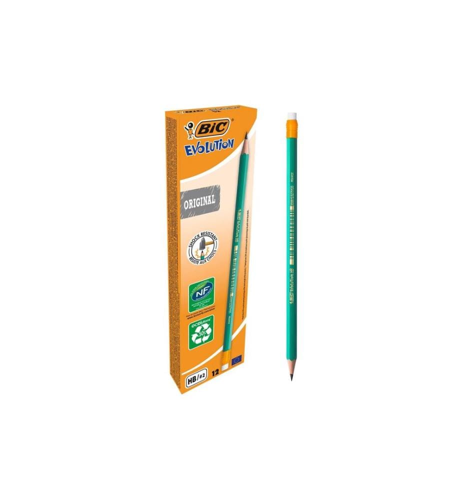 BIC - Crayon Evolution Original 12 pièces