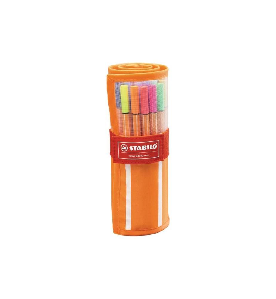 STABILO - Fineliner point 88, 25 + 5 Jeu de roulettes