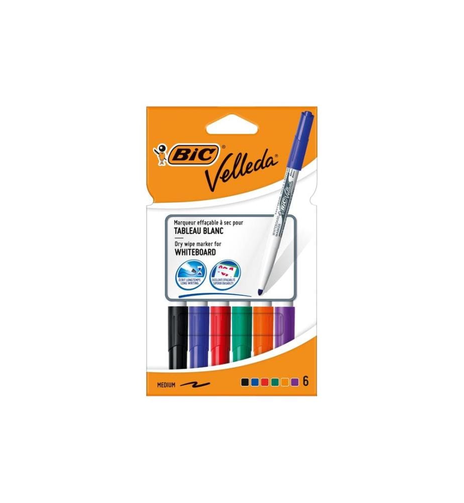 BIC - Velleda 6 pièces