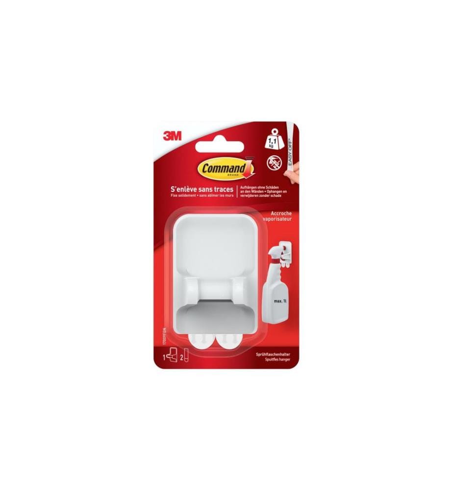 COMMAND - Crochet Porte-bouteille de rinçage 1 kg, Blanc