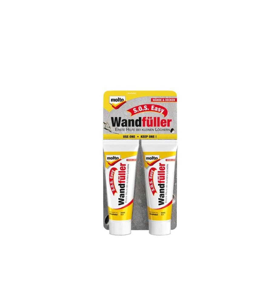 MOLTO - Enduit céramique SOS Easy 2 x 20 ml, blanc