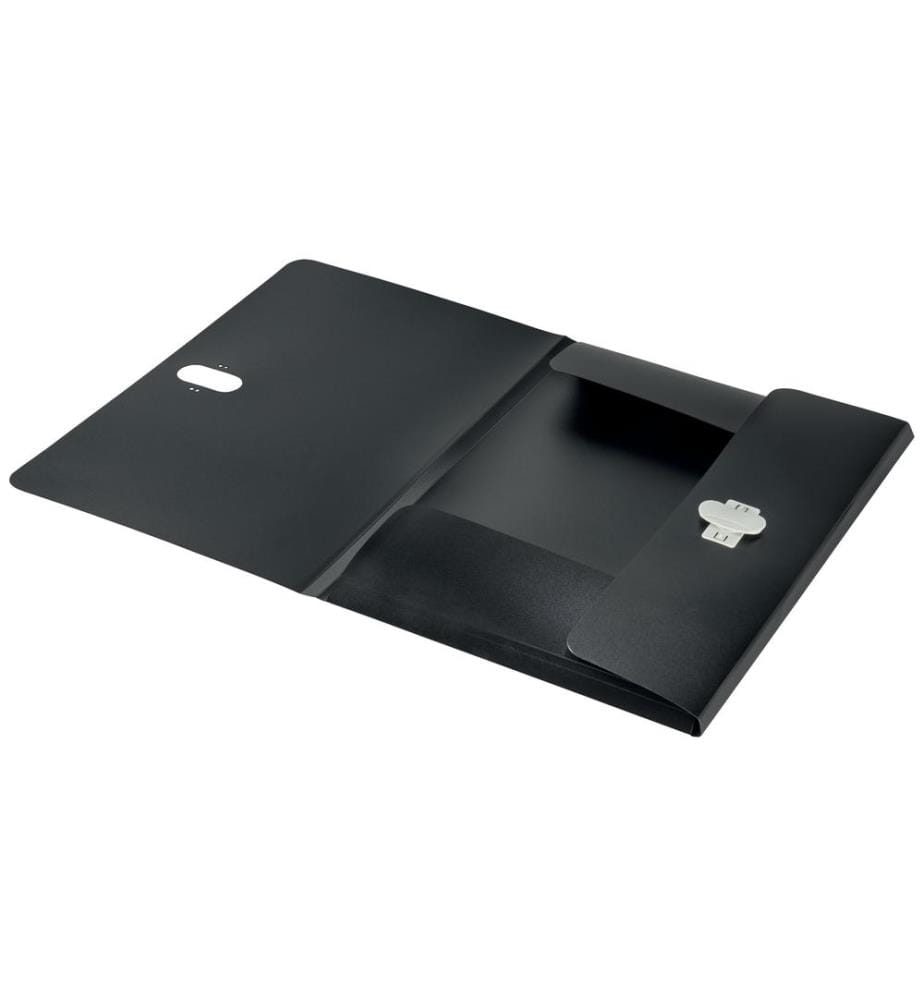 LEITZ - Dossier d’insertion ALPHA Recycle A4 Noir