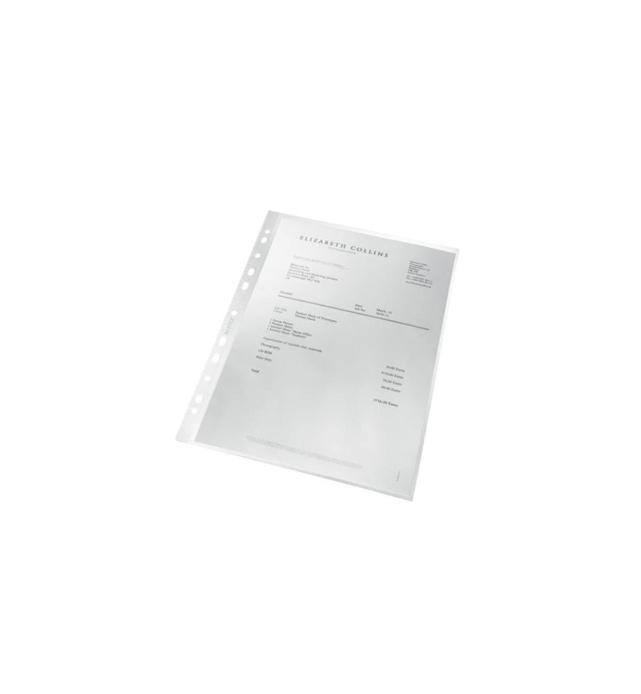 LEITZ - Pochette de présentation Recycle A4 100 pièces, Transparent
