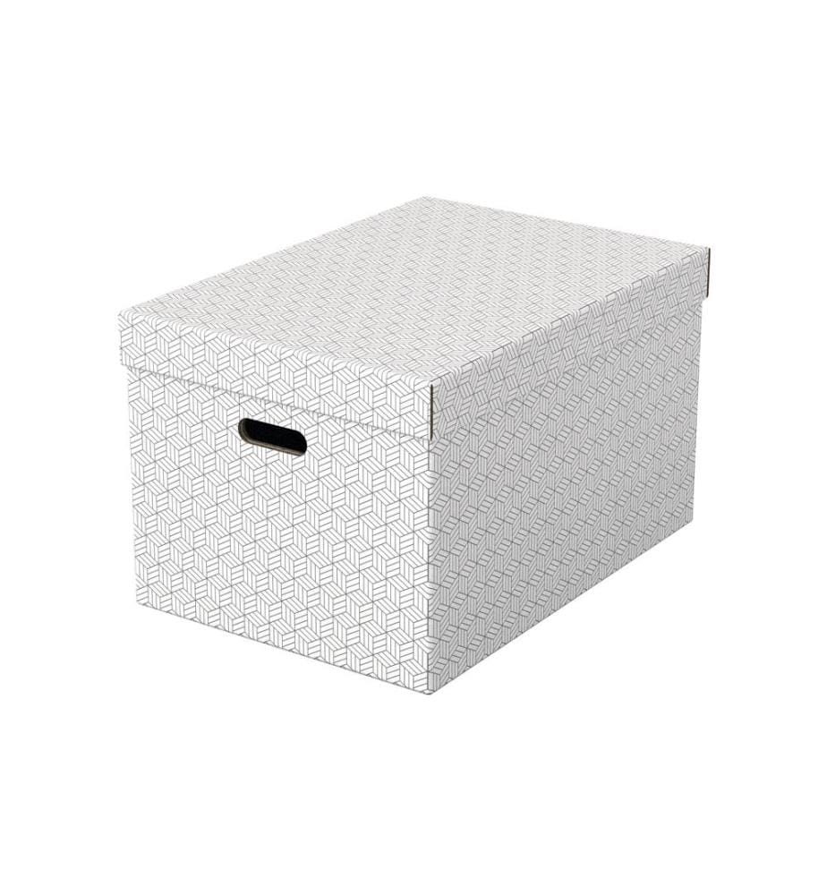 LEITZ - Boîte de rangement Esselte Home L Grand, 3 pièces, Blanc