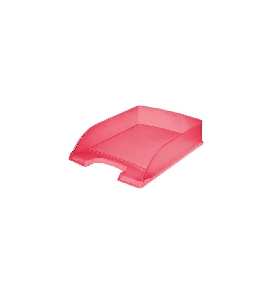 LEITZ - Panier Plus Standard Frost Rouge/Transparent