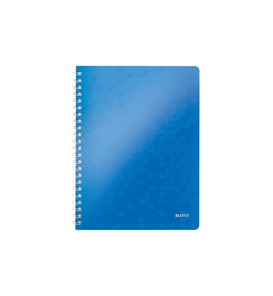 LEITZ - Carnet de notes WOW College A4, À carreaux, Bleu