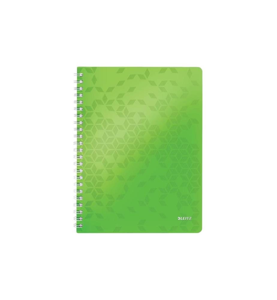 LEITZ - Carnet de notes WOW College A4, À carreaux, Vert